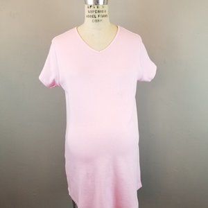 Maternity Pink Short Sleeve Tee Shirt by In Due Time Size Small New with Tags